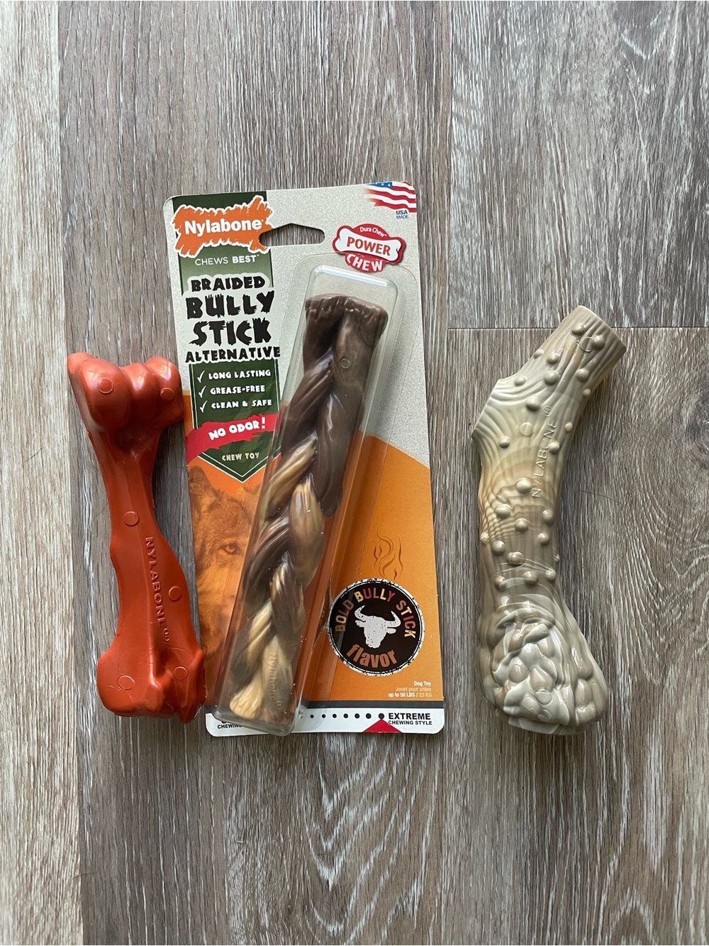 3 NWT and NWOT Brand New Nylabone Dog Chews